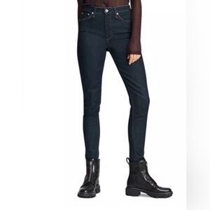 rag & bone Nina Dark High-Rise Skinny Jeans Size 29